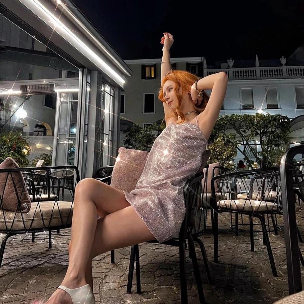 Strappy Sequin Mini Dress & other stories